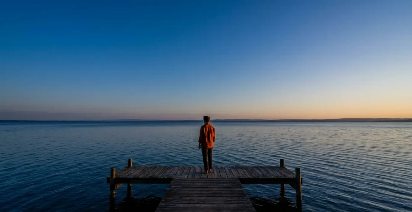 Portrait illustrant l'harmonie des couleurs complémentaires bleu et orange en photographie