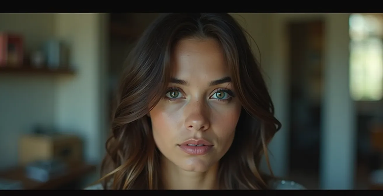 Démonstration du recadrage créatif transformant l'émotion d'un portrait